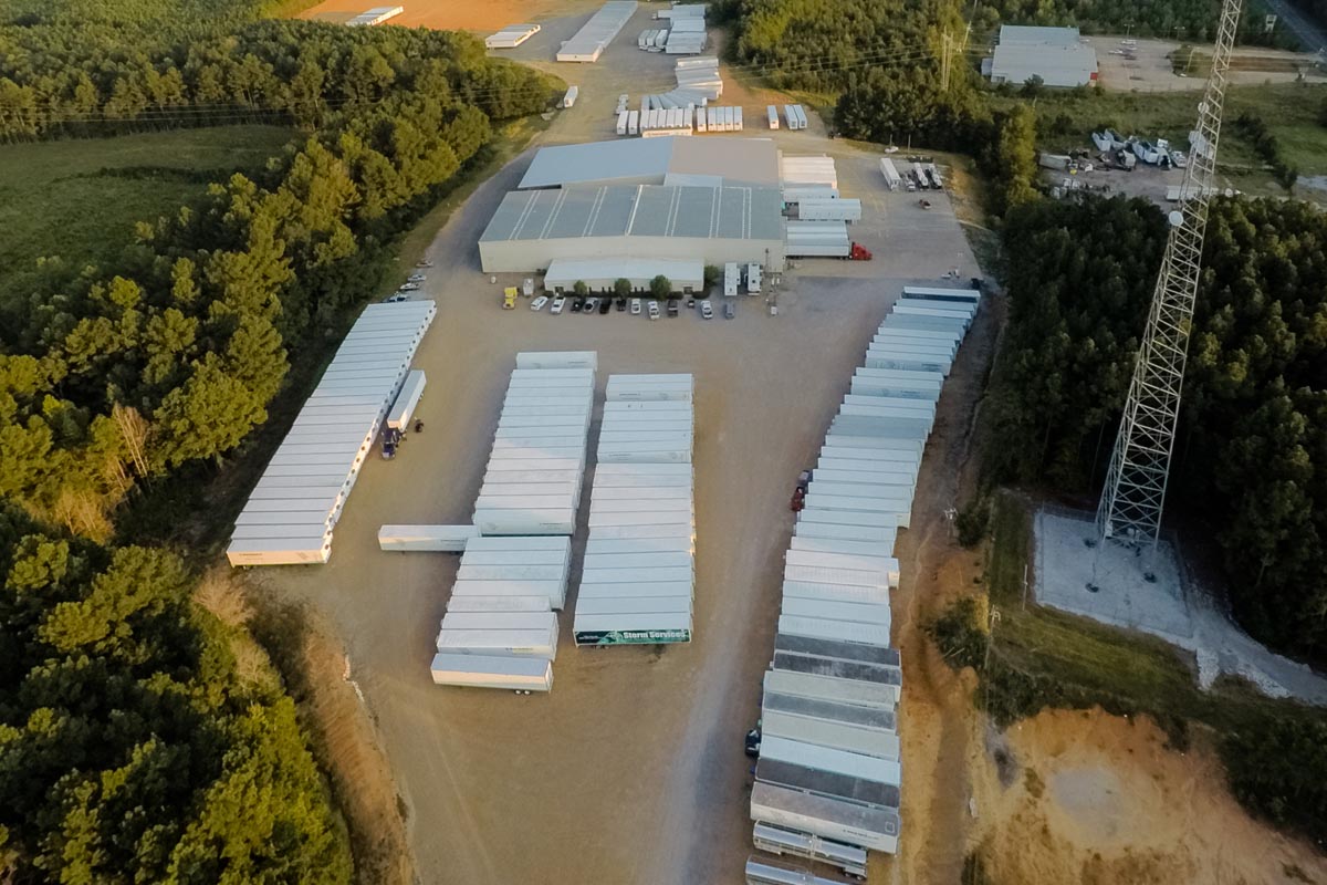 Aerial view of our York, AL facility